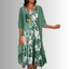 Midi Dress | Layered Design, Floral Print 6