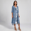 Midi Dress | Layered Design, Floral Print 8