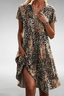Midi Dress | V-Neck, Floral Print 0