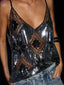 Midnight Spark Sequin Camisole Top
