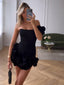 Mini Dress | Ruffle Detailing, Fitted Silhouette 2