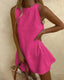 Mini Dress | Scalloped Trim, A-Line Silhouette 1