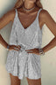Mini Dress | V-Back, All-Over Sequin Detailing 0