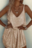 Mini Dress | V-Back, All-Over Sequin Detailing 6