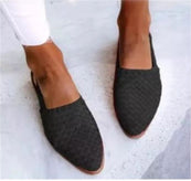 Mules Shoes | Woven Detail, Pointed Toe Design 3