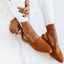 Mules Shoes | Woven Detail, Pointed Toe Design 6