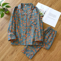 Pajama Set | Loose-Fitting Top, Matching Floral Pants 3