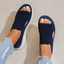 Platform Sandals | Breathable Knitted Upper, Raised Sole 11