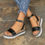 Platform Sandals | Open-Toe Design, Adjustable Ankle Strap 1