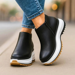 Platform Shoes | Round Toe, Elevated Sole 9