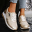 Platform Sneakers | Metallic Upper, Side Zipper Detail 4