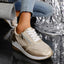 Platform Sneakers | Metallic Upper, Side Zipper Detail 5
