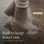 Puddlestep Women's Waterproof Ankle Rain Boots - Stylish Rubber Boots for All Weather 1
