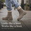 Puddlestep Women's Waterproof Ankle Rain Boots - Stylish Rubber Boots for All Weather 4