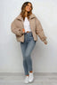 Puffer Jacket | Cropped Length, Quilted Design 3