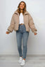 Puffer Jacket | Cropped Length, Quilted Design 4