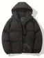 Puffer Jacket | Hooded, Quilted Padded Design 0