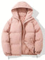 Puffer Jacket | Hooded, Quilted Padded Design 4