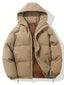 Puffer Jacket | Hooded, Quilted Padded Design 6