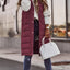 Puffer Vest | Black, Hooded, Quilted Silhouette 0