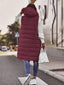 Puffer Vest | Black, Hooded, Quilted Silhouette 3