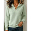 Pullover | Textured Knit, Quarter Zip Stand Collar 0