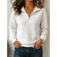Pullover | Textured Knit, Quarter Zip Stand Collar 1