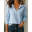 Pullover | Textured Knit, Quarter Zip Stand Collar 5