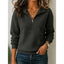 Pullover | Textured Knit, Quarter Zip Stand Collar 9