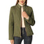 Quilted Jacket | Diamond-Quilted Design, Stand Collar 6