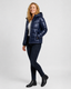 Quilted Jacket | Glossy Finish, Hooded Design 1