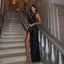 Raina | Sleeveless Backless Halter Slit Dress