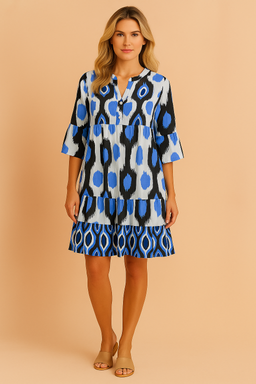 Women’s Printed Pattern Midi Dress