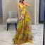 Women’s Floral Chiffon Maxi Dress