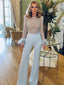 Women's Sequin Feather Jumpsuit