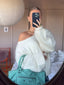 Women’s Off‑Shoulder Knit Sweater