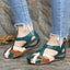 Sandals for Women | Open Cutouts, Adjustable Hook-and-Loop Straps 2