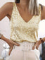 Sequin Top | V-neck, Sleeveless Design 9