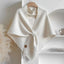Shawl | Wrap Style, Double-Layer Fleece Knit 1