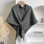 Shawl | Wrap Style, Double-Layer Fleece Knit 4