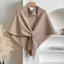 Shawl | Wrap Style, Double-Layer Fleece Knit 5