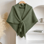 Shawl | Wrap Style, Double-Layer Fleece Knit 7