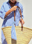 Shirt Dress | Classic Striped Design, Button Placket 4