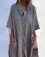 Shirt Dress | Relaxed Fit, Boho-Inspired Design 0