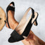 Slingback Heels | Open Back Design, Mid Heel 2