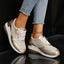 Sneakers | Metallic Upper, Side Zipper Detail 0