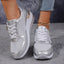 Sneakers | Metallic Upper, Side Zipper Detail 7