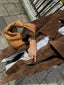 Women’s Faux Suede Double Breasted Trench Coat