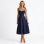 Structured Corset Midi Dress