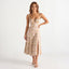 Structured Corset Midi Dress